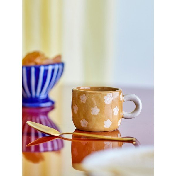 Brązowy ceramiczny kubek dla dzieci 110 ml Nini – Bloomingville-image-1
