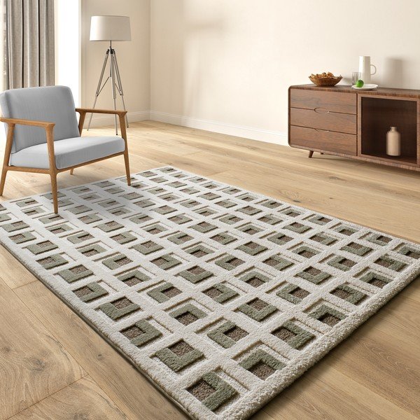 Brązowy/beżowy dywan 120x170 cm Candela – Universal-image-1