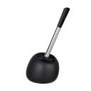Czarna ceramiczna szczotka do WC Wenko Polaris