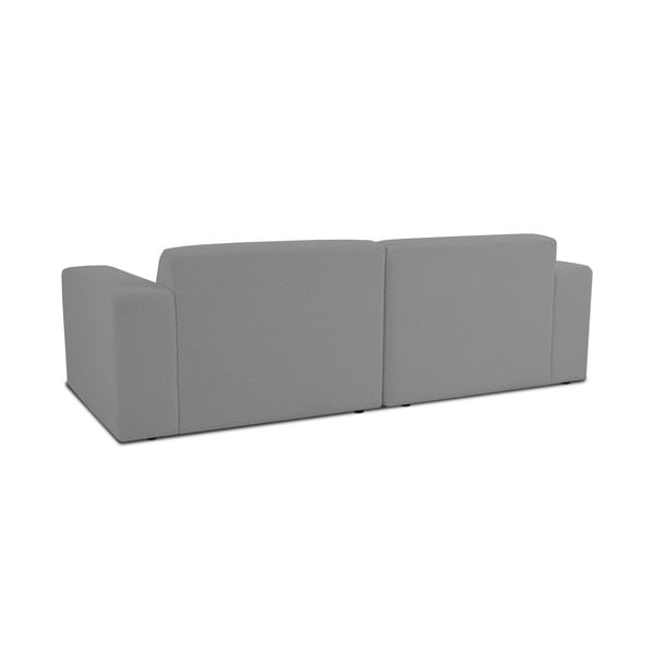 Szara sofa z materiału bouclé 228 cm Roxy – Scandic-image-2