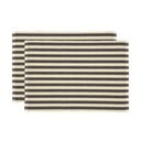 Tekstylne maty stołowe zestaw 2 szt. 33x48 cm Statement Stripe – Södahl