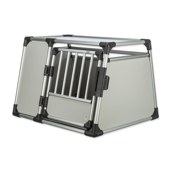 Transporter dla czworonoga w kolorze srebra 65x93 cm Trixie L – Plaček Pet Products