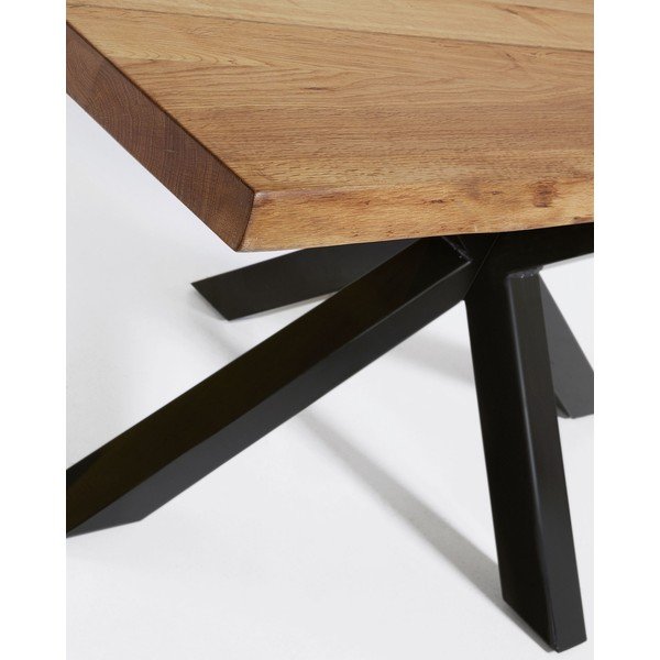 Stół z blatem w dekorze dębu 90x160 cm Argo – Kave Home-image-1