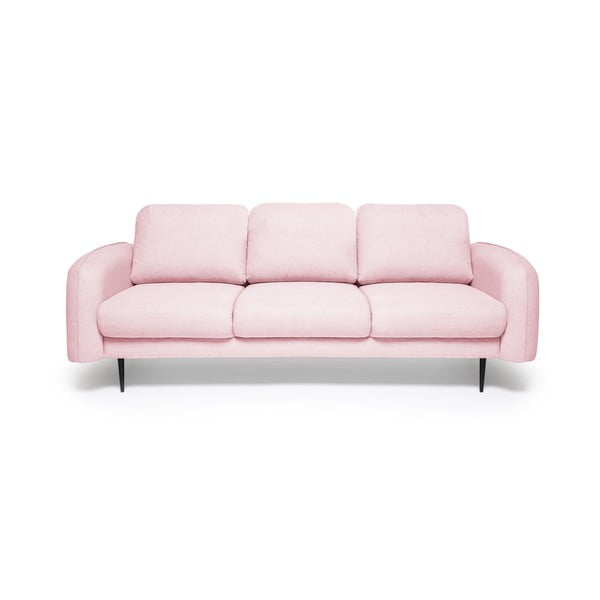 Różowa sofa Vivonita Skolm, 213 cm