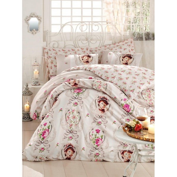 Różowa narzuta na łóżko Love Colors Karen, 200 x 240 cm