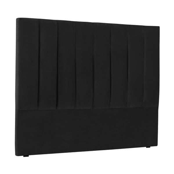 Czarny zagłówek łóżka Cosmopolitan Design Los Angeles, szer. 180 cm
