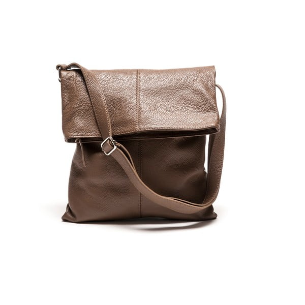 Skórzana torebka Luisa Vanini 1031 Fango-image-1