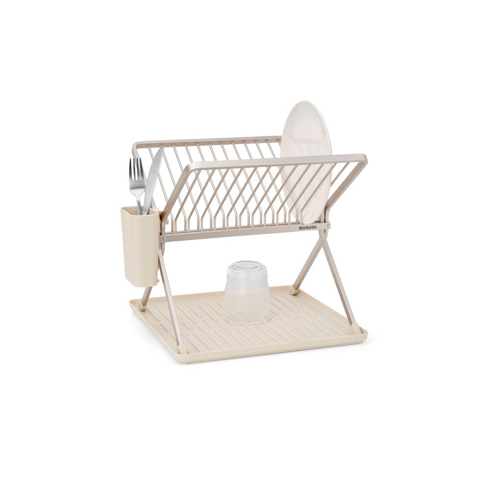 Beżowy metalowy ociekacz dwupiętowy 37x33 cm – Brabantia (zdjęcie 5)