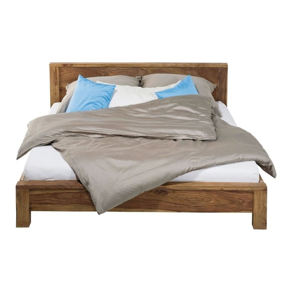 Łóżko z egzotycznych drzew Kare Design Authentico Bett, 160x200 cm-image-4