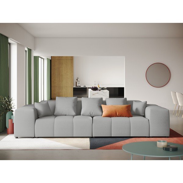 Szara sofa 320 cm Rome – Cosmopolitan Design-image-1