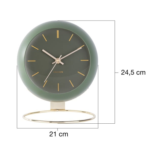 Zegar stołowy ø 21 cm Globe – Karlsson-image-4