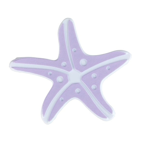Zestaw 5 jasnofioletowych antypoślizgowych podkładek do wanny Wenko Starfish