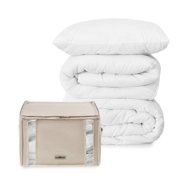 Tekstylny pojemnik do przechowywania ubrań próżniowy 42x40x25 cm Life – Compactor-image-4