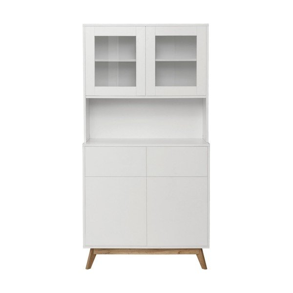 Biała witryna 84x165 cm Skandi – Støraa