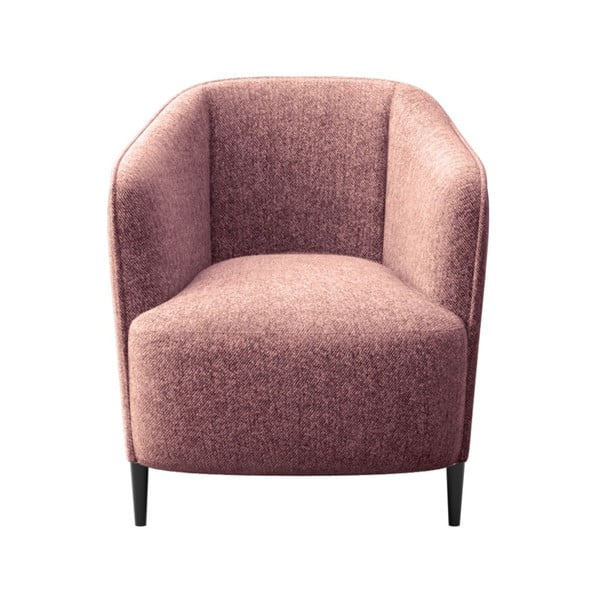 Różowy fotel Galbe – Ghado