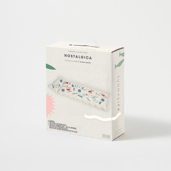 Materac dmuchany Sunnylife Nostalgica, 193x70 cm-image-4