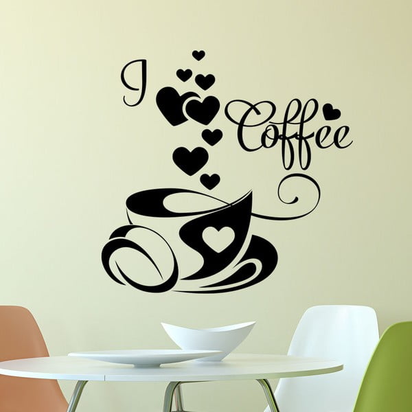 Naklejka Ambiance I Love Coffee