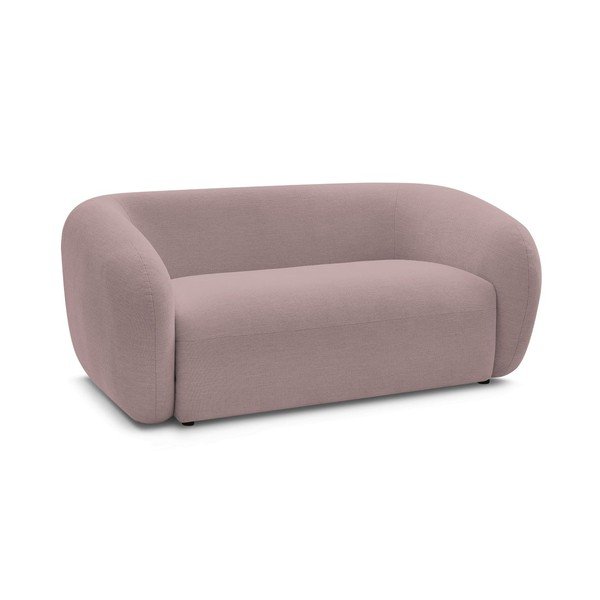 Różowa sofa z tkaniny szenilowej 160 cm Celine – Bobochic Paris-image-2
