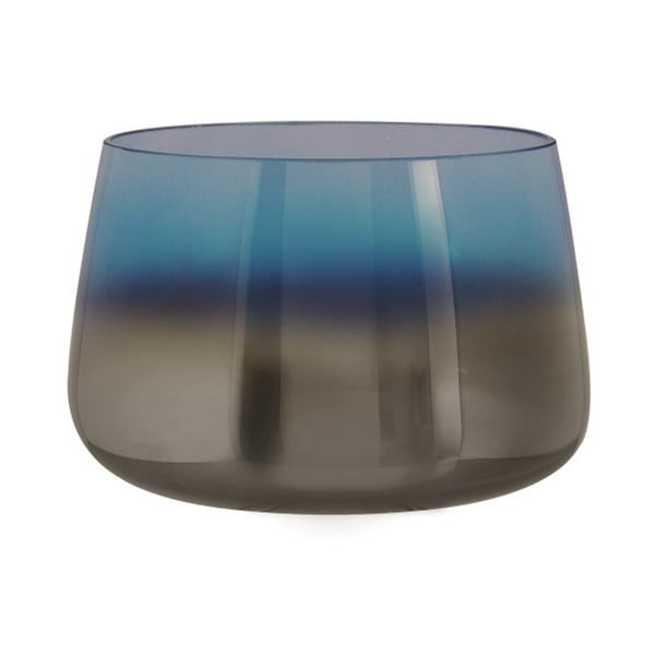 Niebieski wazon szklany PT LIVING Oiled, wys. 10 cm