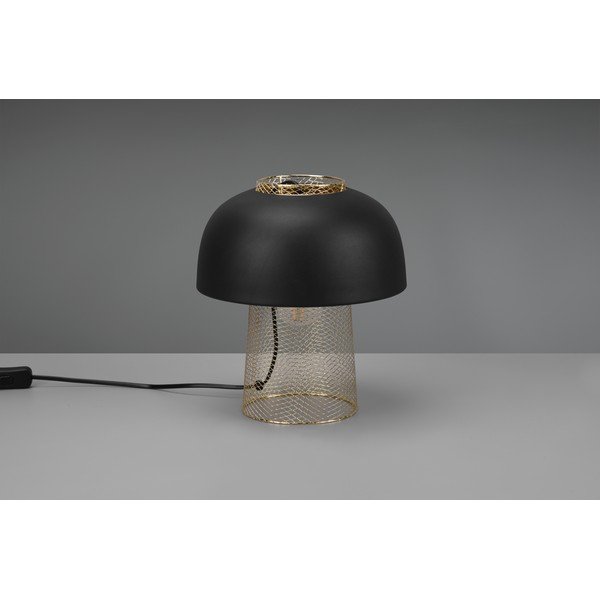 Metalowa lampa stołowa w kolorze matowej czerni (wysokość 28 cm) Punch – Reality-image-2