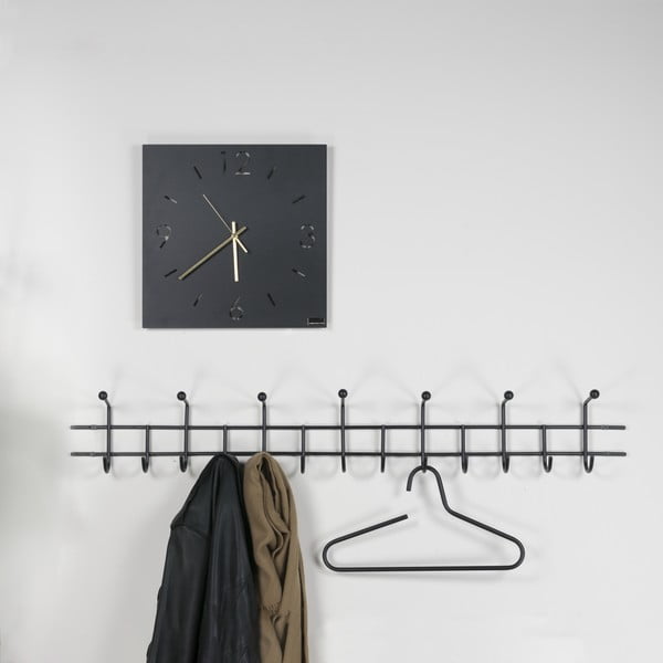 Czarny metalowy wieszak ścienny 119 cm Barato – Spinder Design-image-3