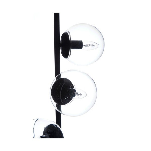 Czarna lampa stojąca Westwing Collection Casey, wys. 170 cm-image-3
