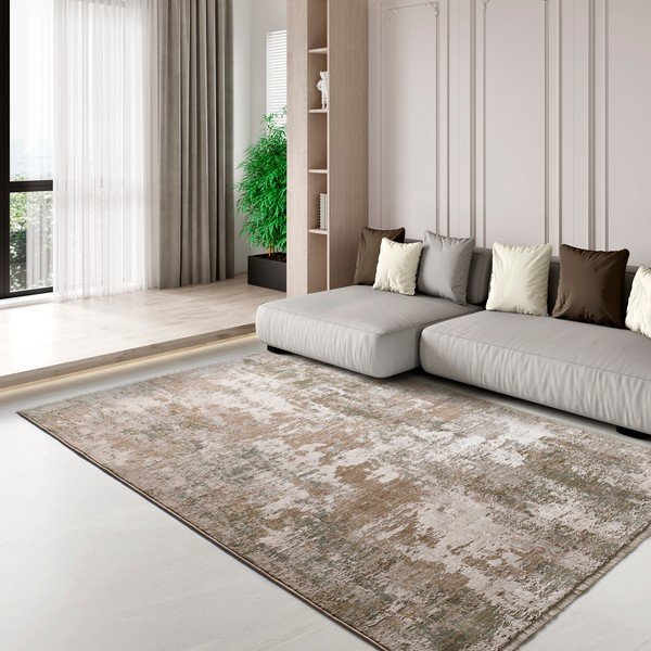 Dywan w kolorze khaki/beżowy 120x160 cm Ona – Universal-image-1