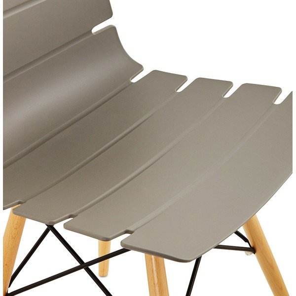 Szare krzesło do jadalni Kokoon Design Strata-image-4