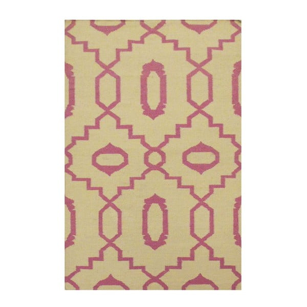 Ręcznie tkany dywan Kilim JP 11019 Pink, 90x150 cm