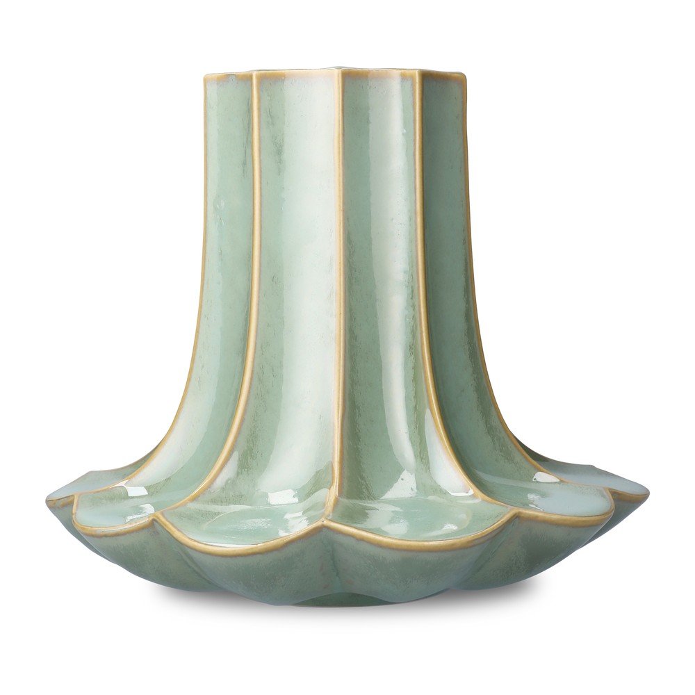 Jasnozielony ceramiczny wazon (wysokość 20,5 cm) Kantarel – Kähler Design