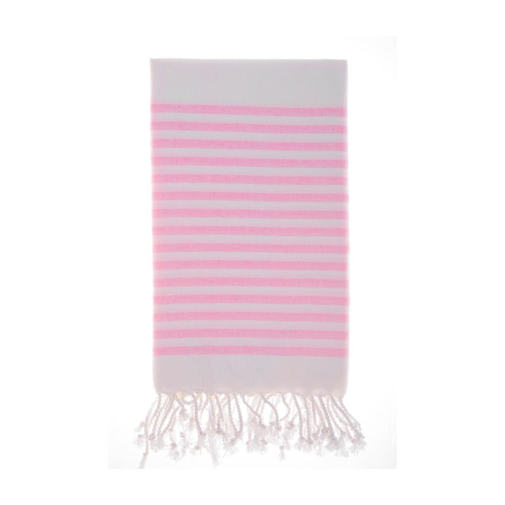 Ręcznik Hamam Efes Pink, 100x180 cm