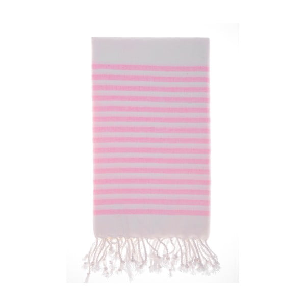 Ręcznik Hamam Efes Pink, 100x180 cm