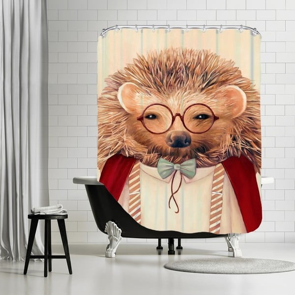 Zasłona prysznicowa Hedgehog, 180x180 cm