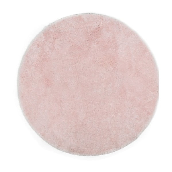 Różowy dywanik łazienkowy Confetti Miami, ⌀ 100 cm