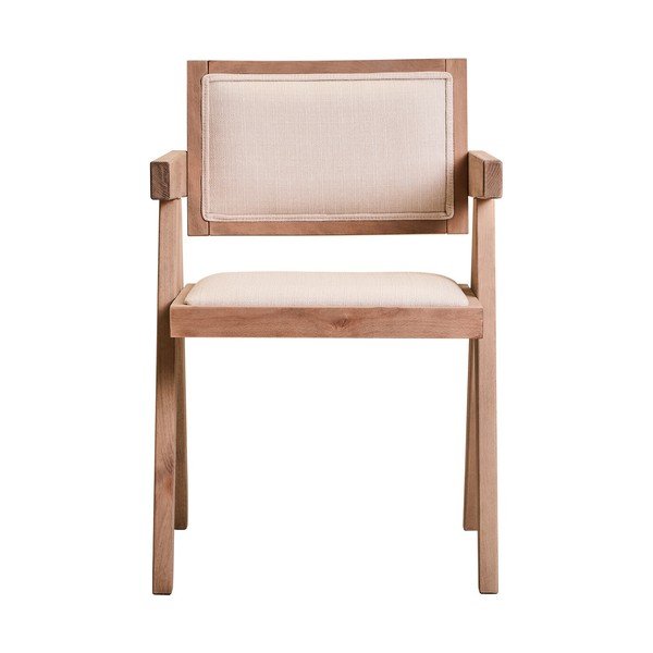 Tapicerowane krzesło w naturalnym kolorze Cebu – Premier Housewares-image-2