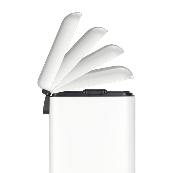 Biały kosz na śmieci z pedałem Wenko, 30 l-image-3