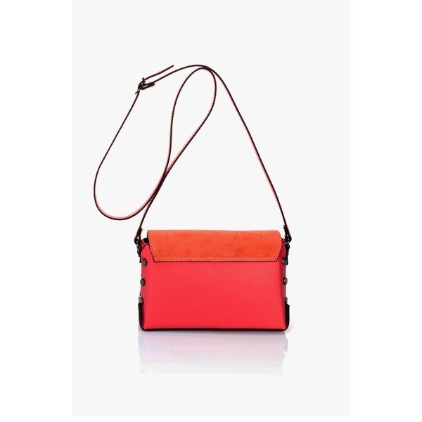 Pomarańczowa skórzana torebka Giulia Massari Gigi-image-1