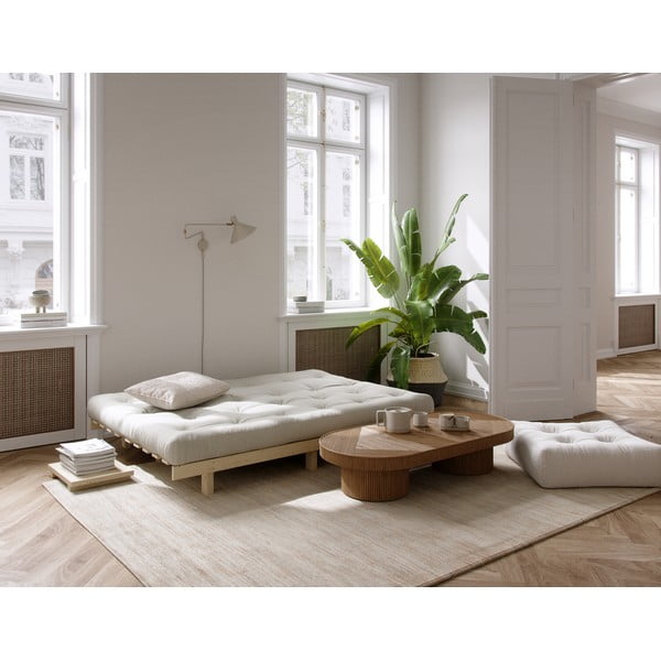 Sofa rozkładana Karup Design Lean Raw Forest Green