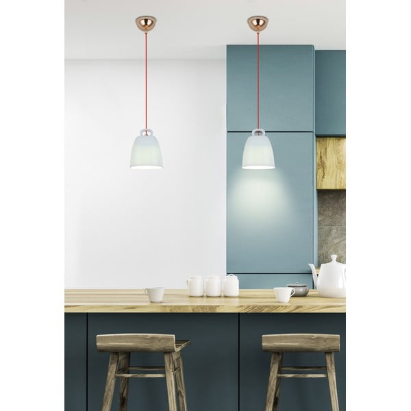 Niebieski żyrandol dziecięcy z ceramicznym kloszem Sewilla – Candellux Lighting-image-3