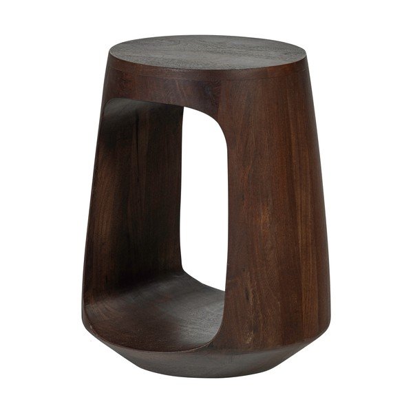 Okrągły stolik z litego drewna mango ø 33 cm Bayo – WOOOD-image-2