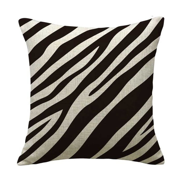 Poszewka na poduszkę Animal Zebra, 45x45 cm