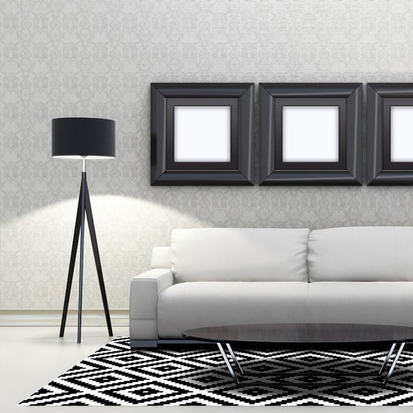 Wytrzymały dywan winylowy Black and White, 140x200 cm-image-3