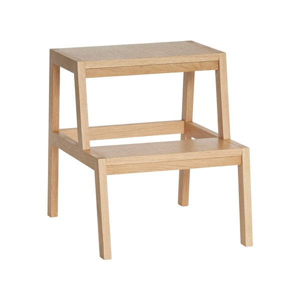 Stołek w dekorze dębu Alp – Hübsch