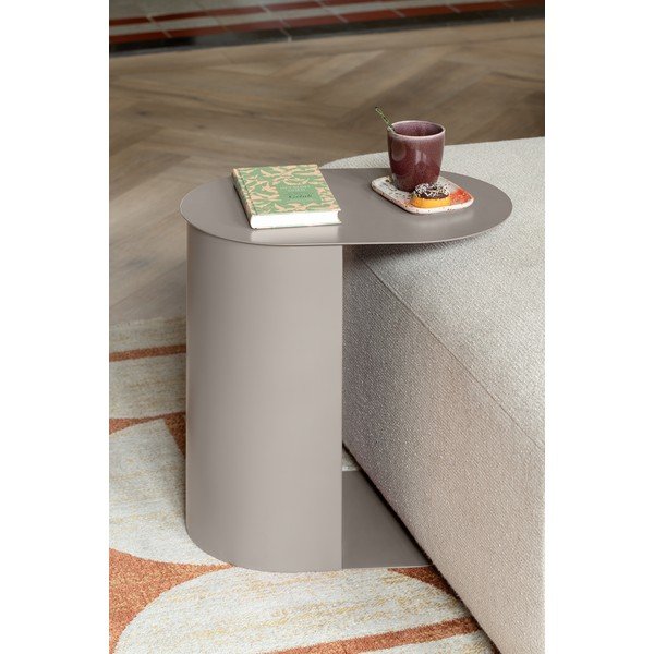 Metalowe stoliki zestaw 2 szt. 30x45 cm Riqueza Oval – Leitmotiv-image-1