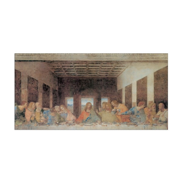 Obraz Leonardo Da Vinci - Ostatnia Wieczerza, 100x50 cm