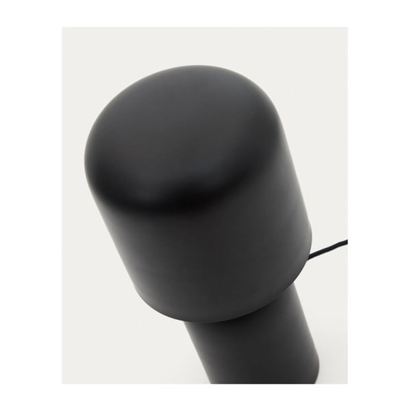 Czarna lampa stołowa z metalowym kloszem (wysokość 28 cm) Monze – Kave Home-image-3