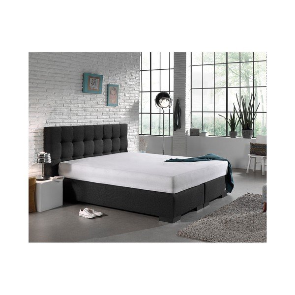 Białe prześcieradło elastyczne Sleeptime Molton, 190/200x220/230 cm-image-2