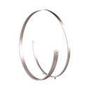 Szara lampa stojąca LED ze sterowaniem głosowym/mobilną aplikacją i metalowym kloszem (wysokość 75 cm) Cinardi – CINQUE