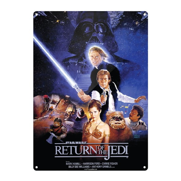Tabliczka dekoracyjna Star Wars™ Return of the Jedi, 29 x 45 cm