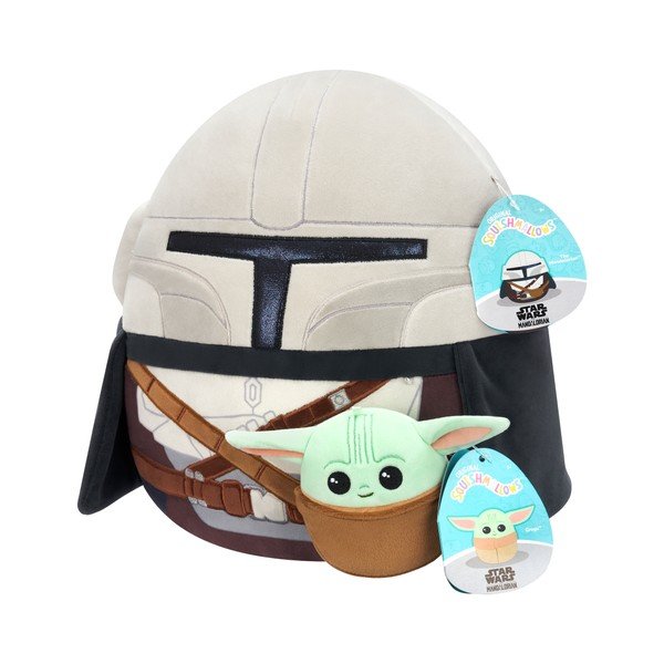 Zabawka pluszowa Mandalorian & Grogu – SQUISHMALLOWS-image-1